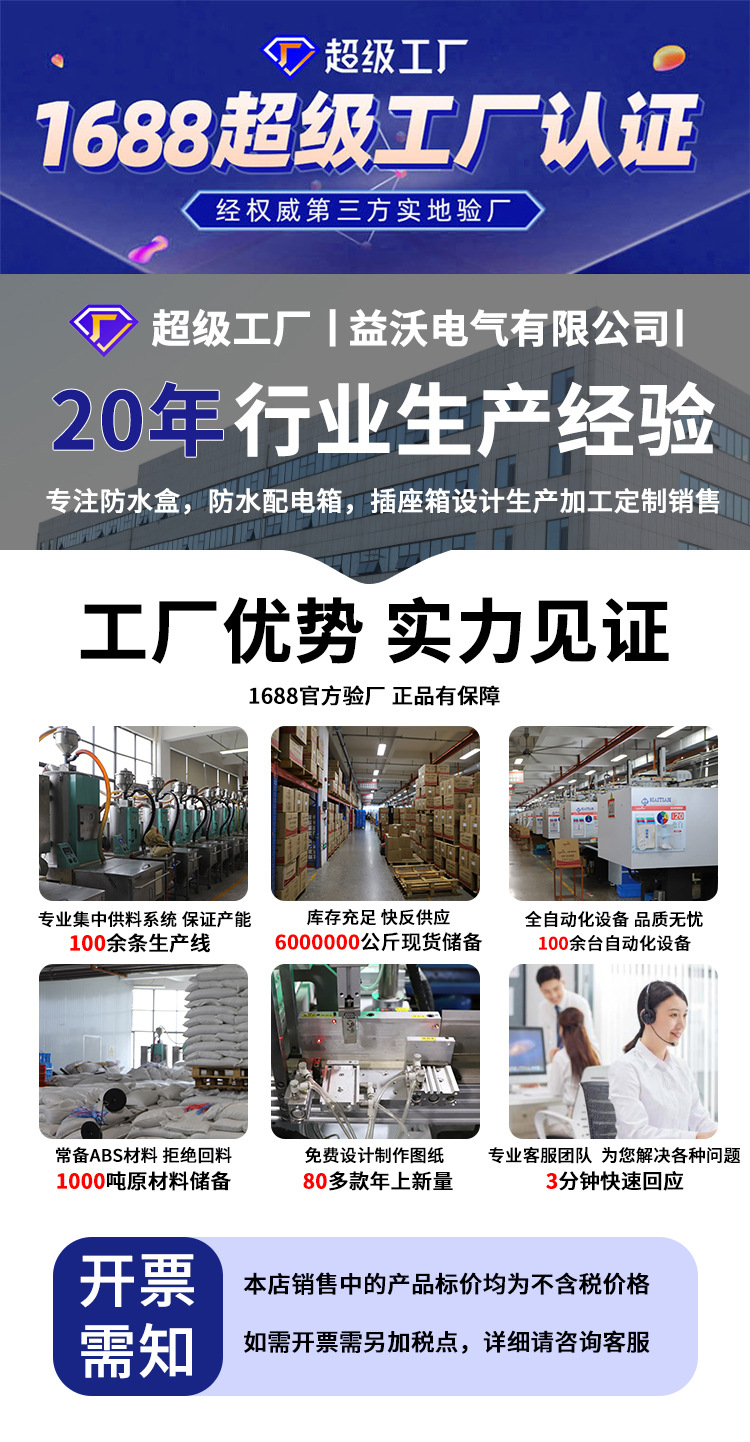 abs塑料防水盒端子分线盒监控电源过线盒 防水接线盒厂家直供详情1