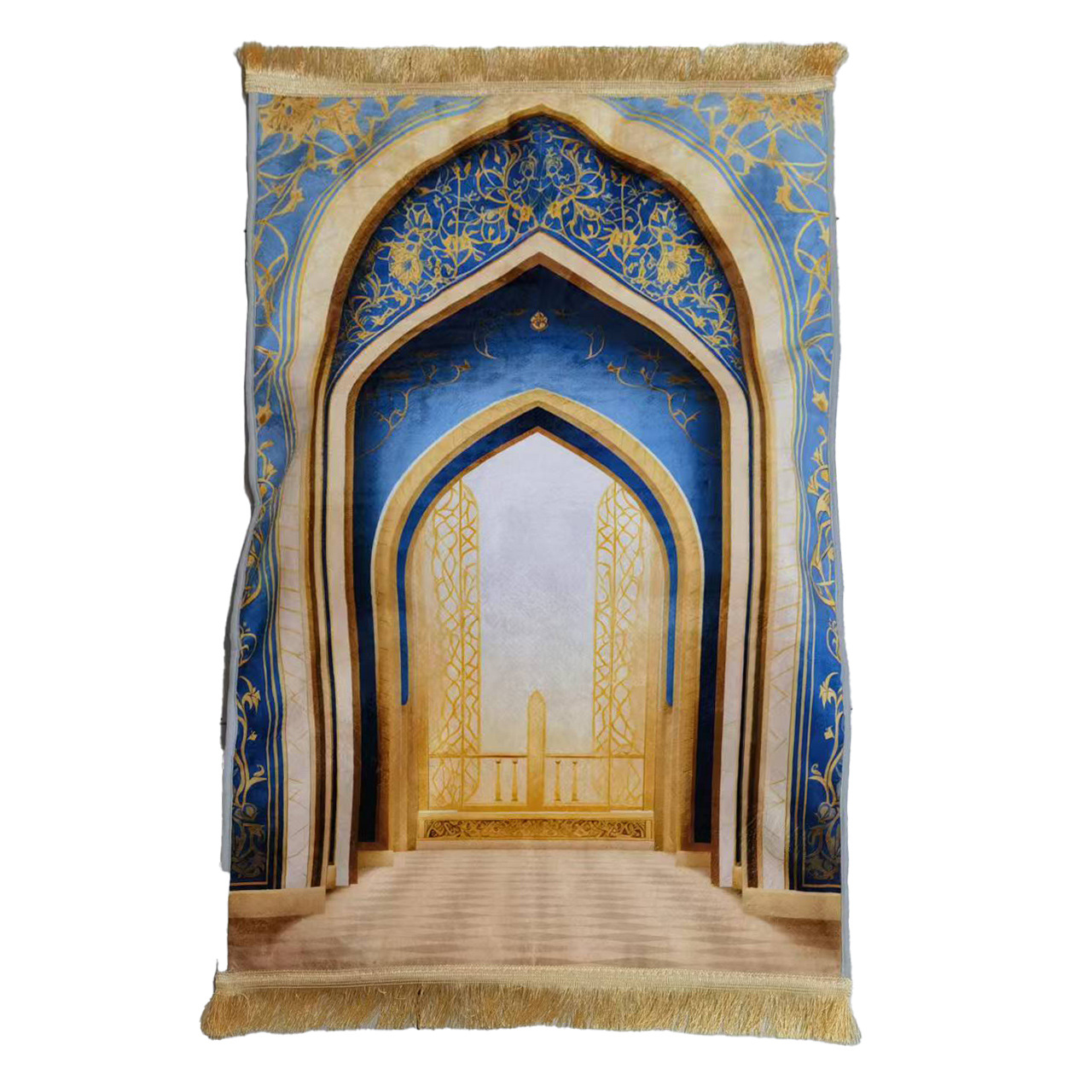 New 8cm thick Amazon cross-gift scene prayer carpet living room prayer and thick prayer velvet printed cushion pic 13