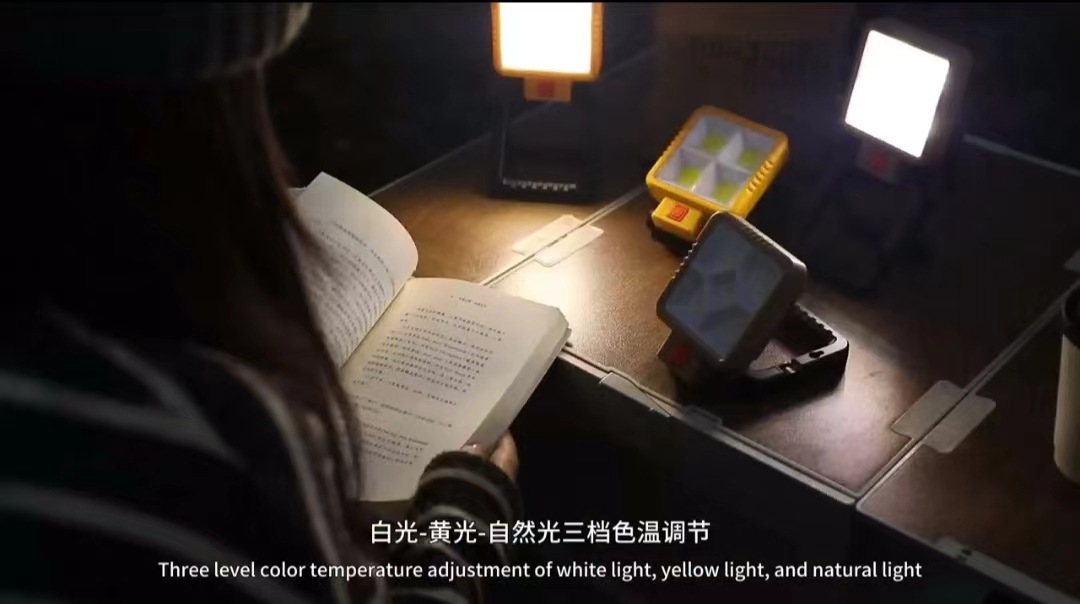 New multi-functional household led emergency light, usb charging, outdoor camping solar lighting lamp, mini portable lamp pic 3