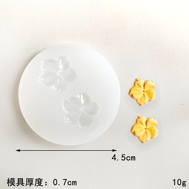 A variety of flower-shaped silicone molds for baking, DIY gypsum scented candle cake, and silicone mold with resin coating decoration pic 4
