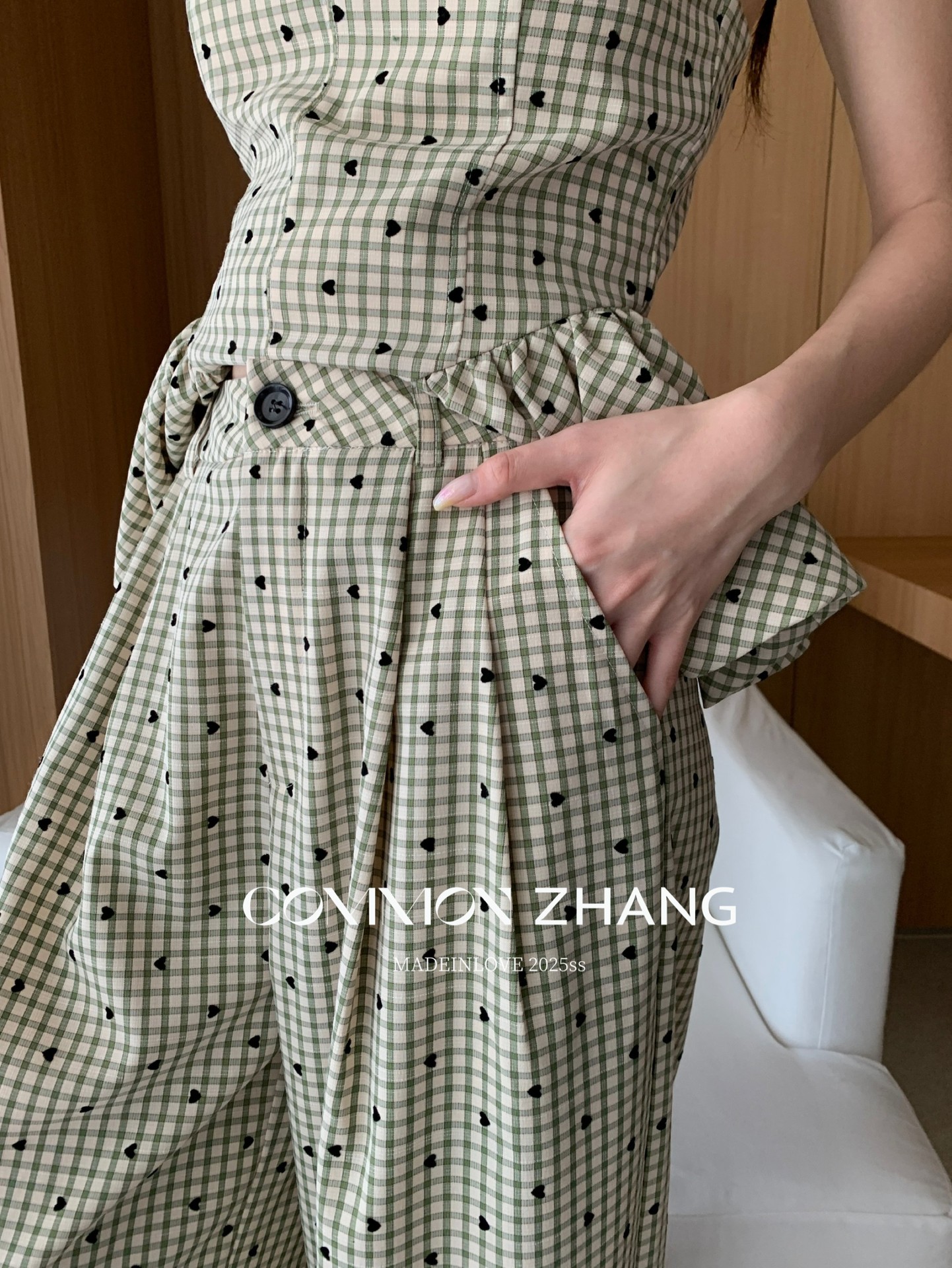 CZ ZHANG Summer Korean stylish striped checkered polka dot drape floor-length wide-leg versatile casual pants A24286 pic 21
