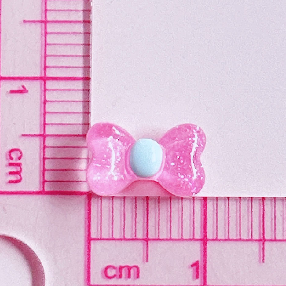New mini product with bow, strawberry ice cream, diy hair clips, ear studs, nail art and handcrafted accessory stickers pic 24