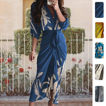 2026春季新款跨境欧美女装气质优雅法式复古收腰修身吊带连衣裙详情11