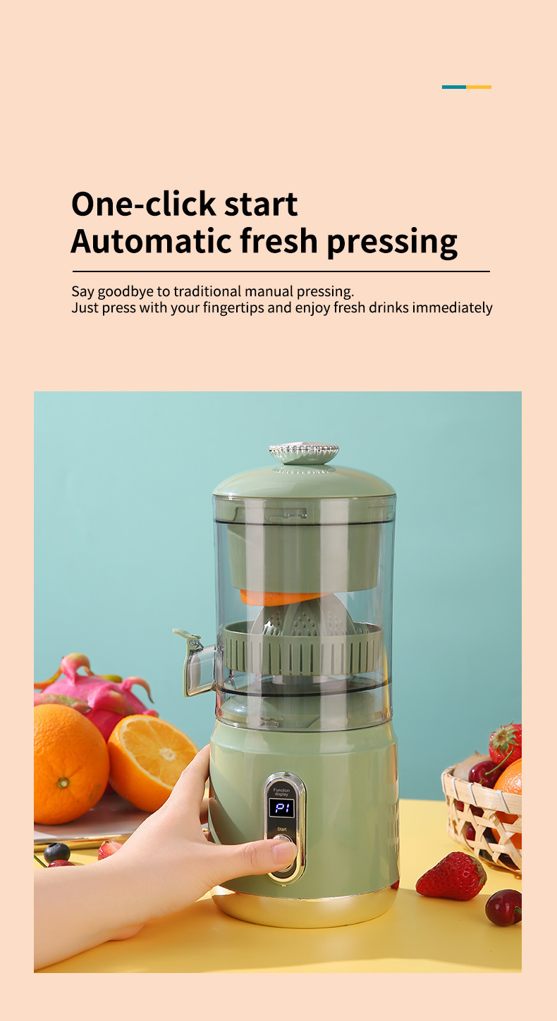 Cross-border juicer, multi-functional household portable electric small residue and juice separator, no-cut fruit and vegetable juice maker pic 2