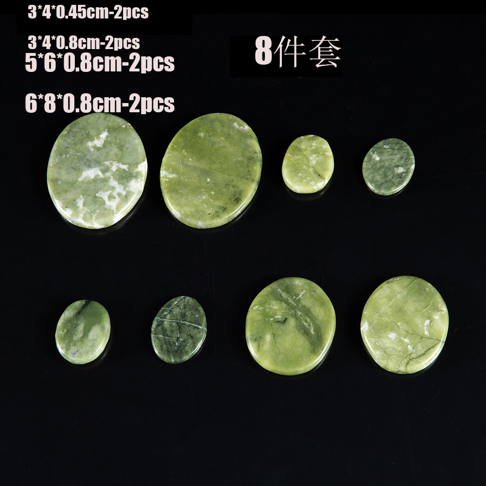 玉石按摩石恒温加热石多件套能量石美容院汗推拿汗蒸精油岫玉养生石详情49