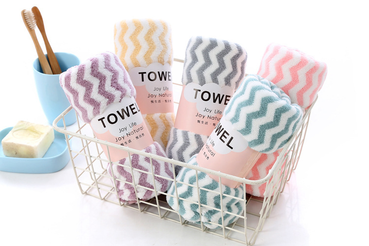 【 Chi Jia 】 Warp knitted coral Fleece cationic towel is soft, water-absorbent and does not fade. One-piece delivery service pic 3