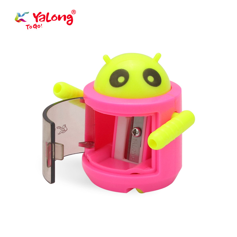 A best-selling robot pencil sharpener on Amazon made of high-quality alloy steel ABS material pic 2