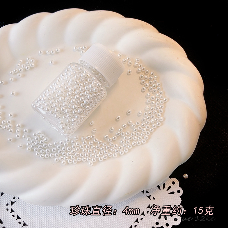 仿真珍珠流麻吵吵球滴胶填充材料手工diy捏捏手作球奶油胶填充物详情8