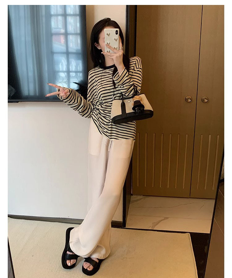 绕带拖~方头厚底交叉绑带凉拖女外穿夏季松糕底休闲沙滩一字拖鞋详情5