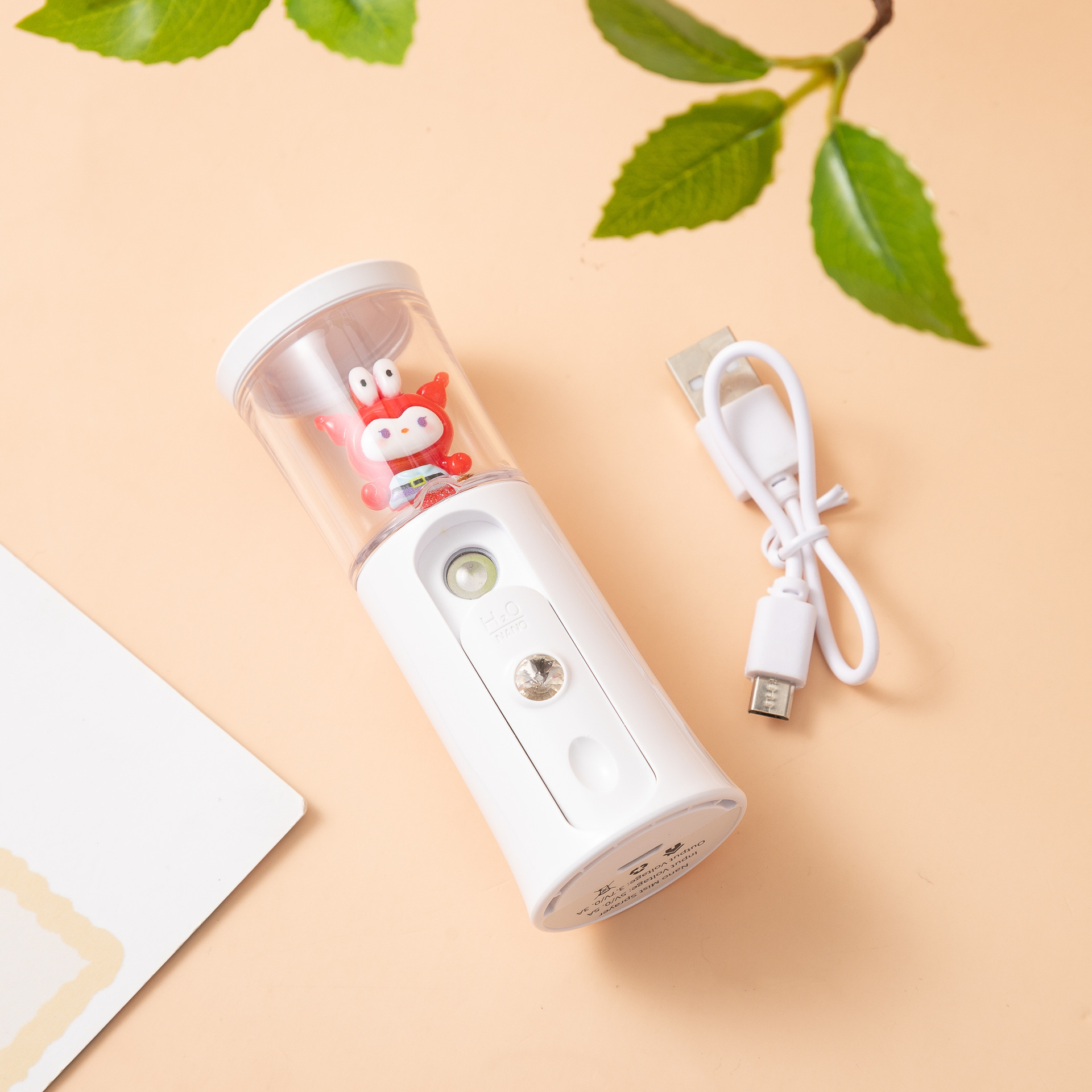 夏季新小蛮腰补水仪冷喷保湿器手持充电少女心纳米喷雾美容仪批发详情5