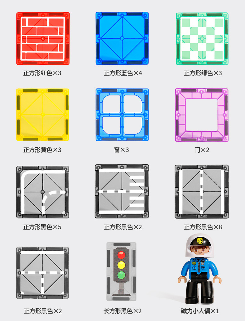 ONSHINE/ Childhood Infinity 4D Diamond Surface Nature Three-Dimensional Color Window Magnetic Sheet Urban Traffic Engineering Architecture pic 14