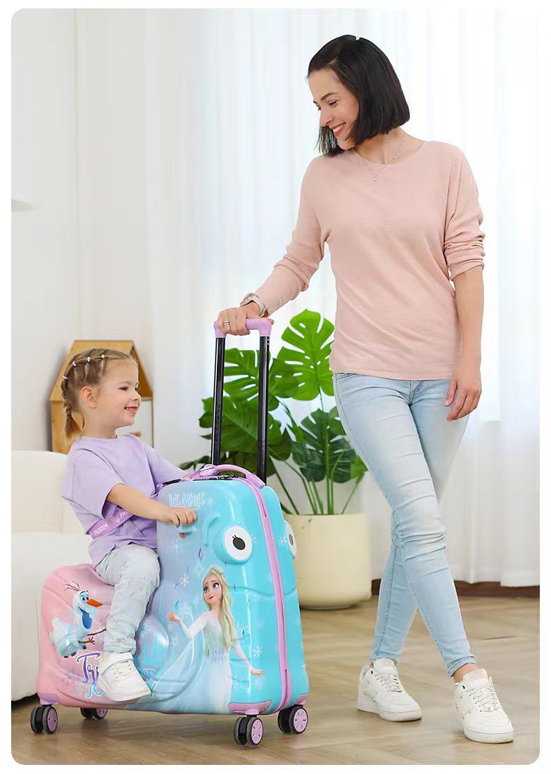 Maleta niños trolley case troyano cartoon travel case baby case embarque engrosado niños trolley case pic 1