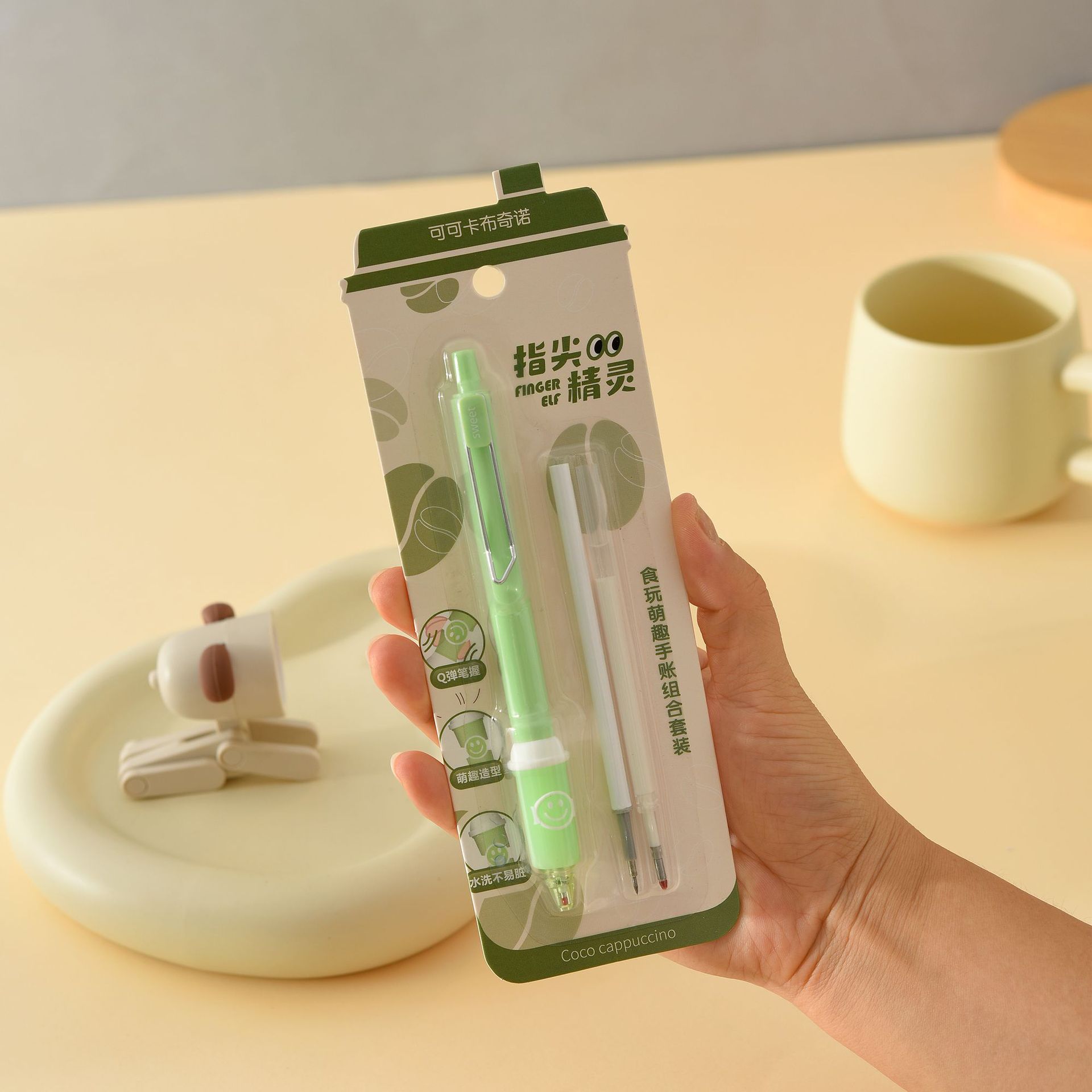 Chenxi Fingertip Fairy Coffee Set for decorating rubber pens, engraving pens, gel pens and cute notebook tools pic 27