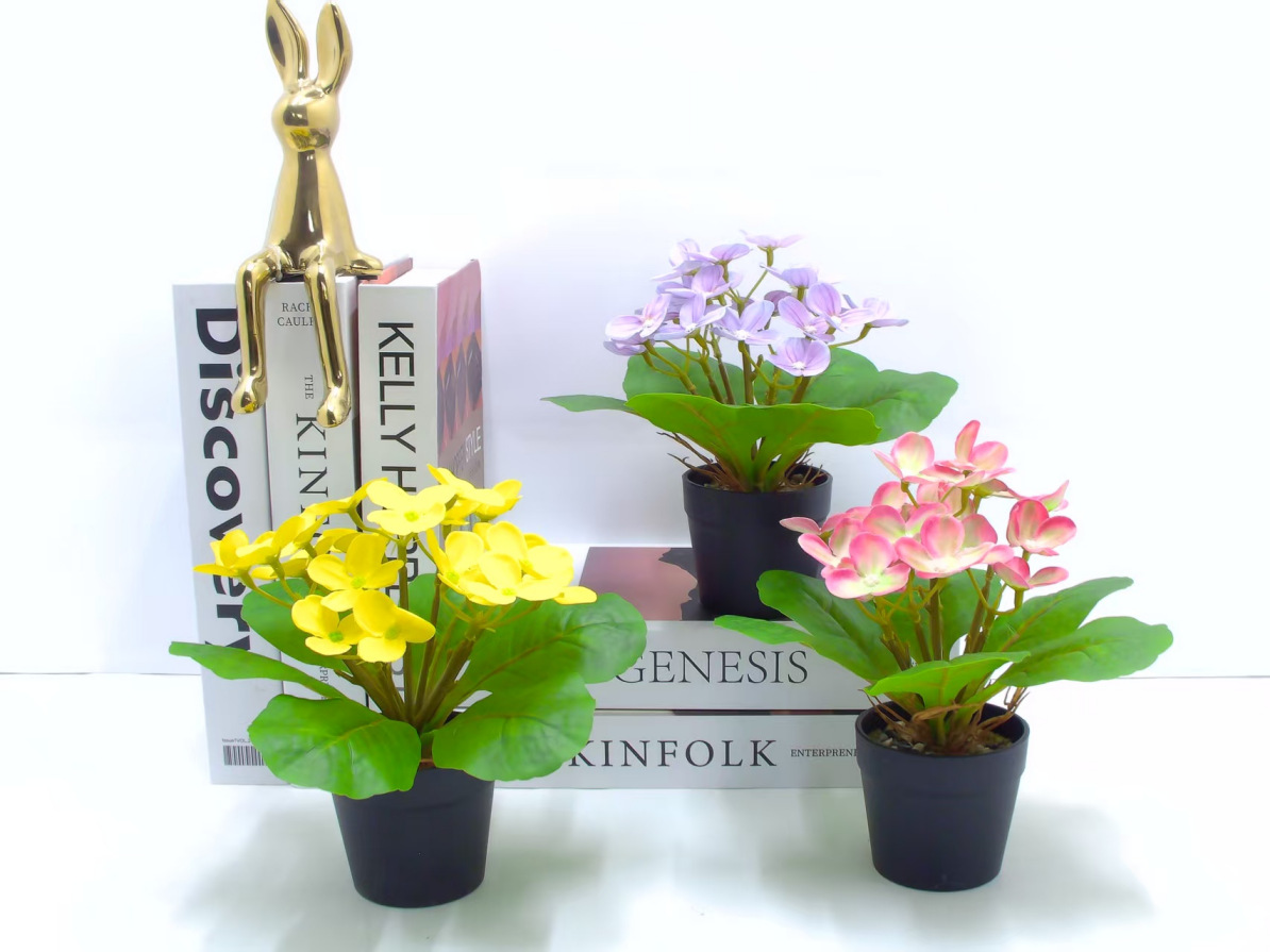 仿真花束十头百合香水百合小虎兰客厅装饰假花绢花塑料花宠物园艺盆栽详情4