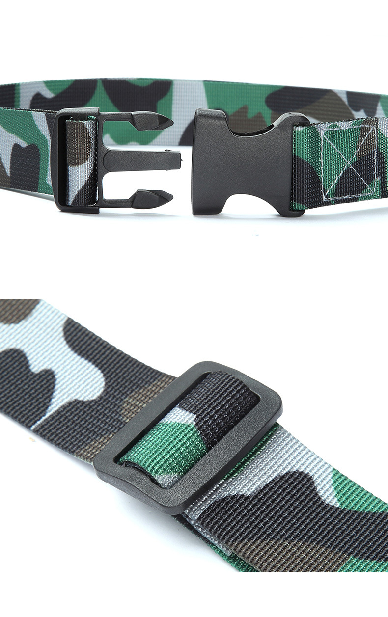 Camouflage military training belts, belts for girls, teenagers, middle school and primary school students, belts for boys, junior high school and senior high school students, button-down belts, canvas pic 11
