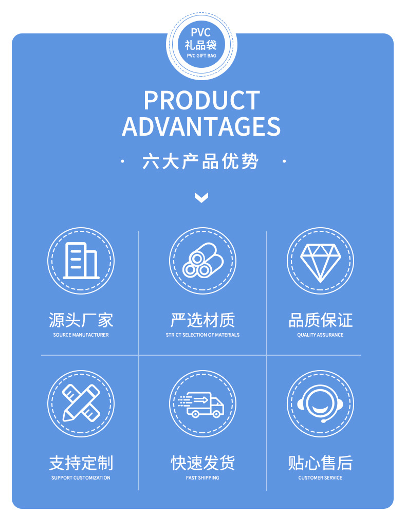 现货pvc塑料手提袋透明软管袋加厚红酒饮品包装袋伴手礼袋子定制详情3