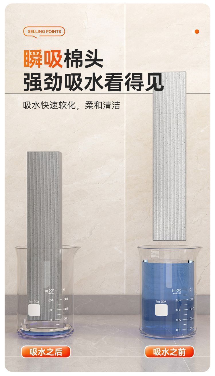 The new mini mop can clean the desktop and tea bar, eliminating the need for hand washing and replacing traditional rags. It is a multi-purpose household set pic 7