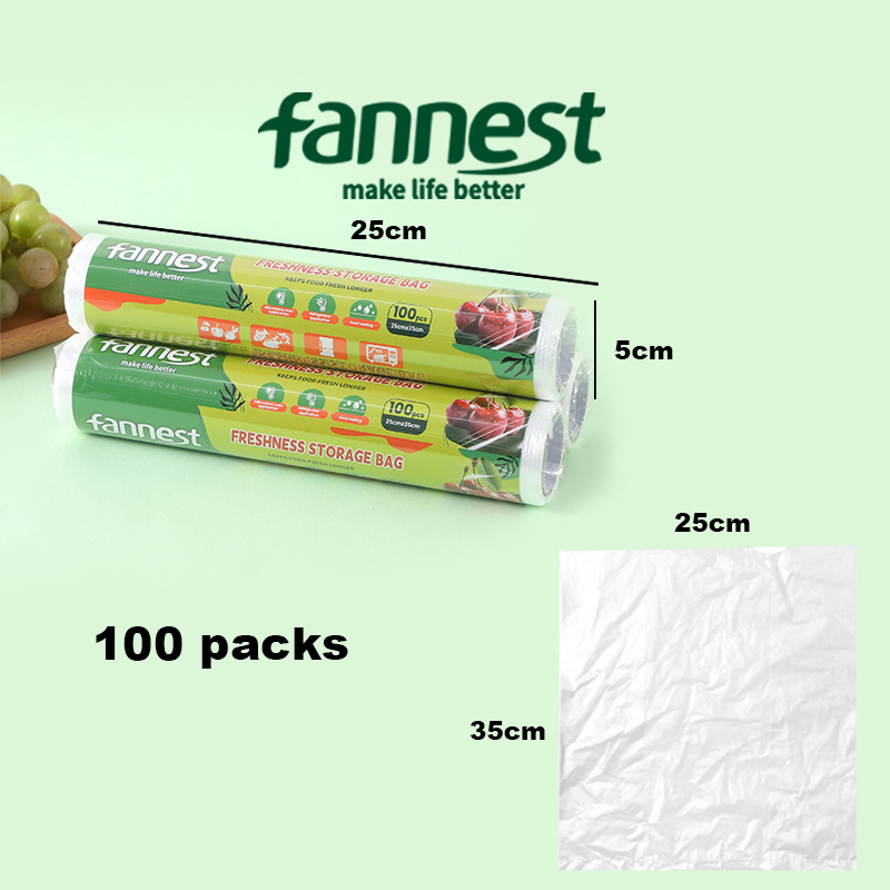 家用PE食品保鲜袋大量批发点断一次性食品袋厨房加厚冰箱保鲜袋详情7