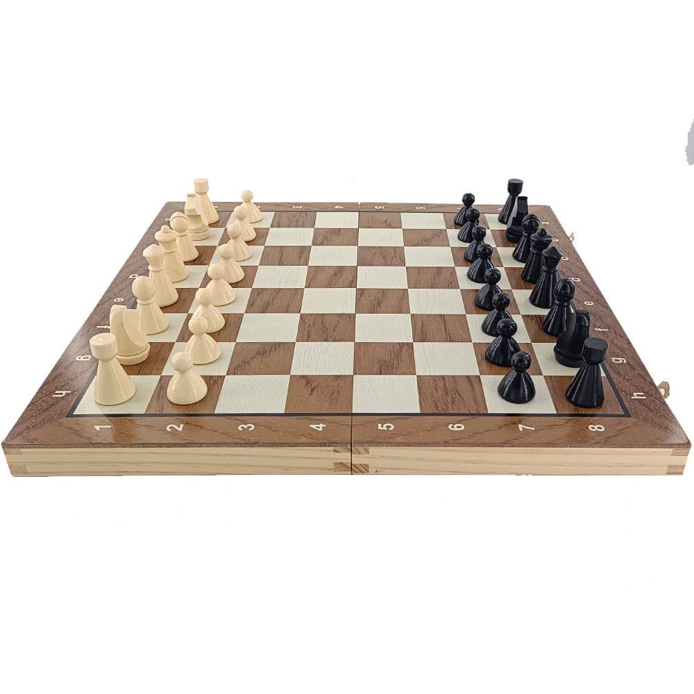 39cm foldable chess board game toy, game entertainment party, wooden factory direct sales and wholesale portable home pic 2