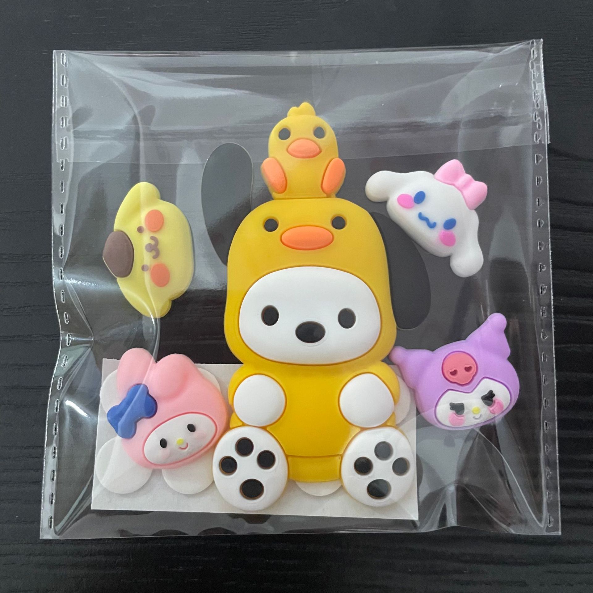 可爱卡通奶油胶树脂配件饰品配件发夹diy配件 咕卡配件创意贴片详情17