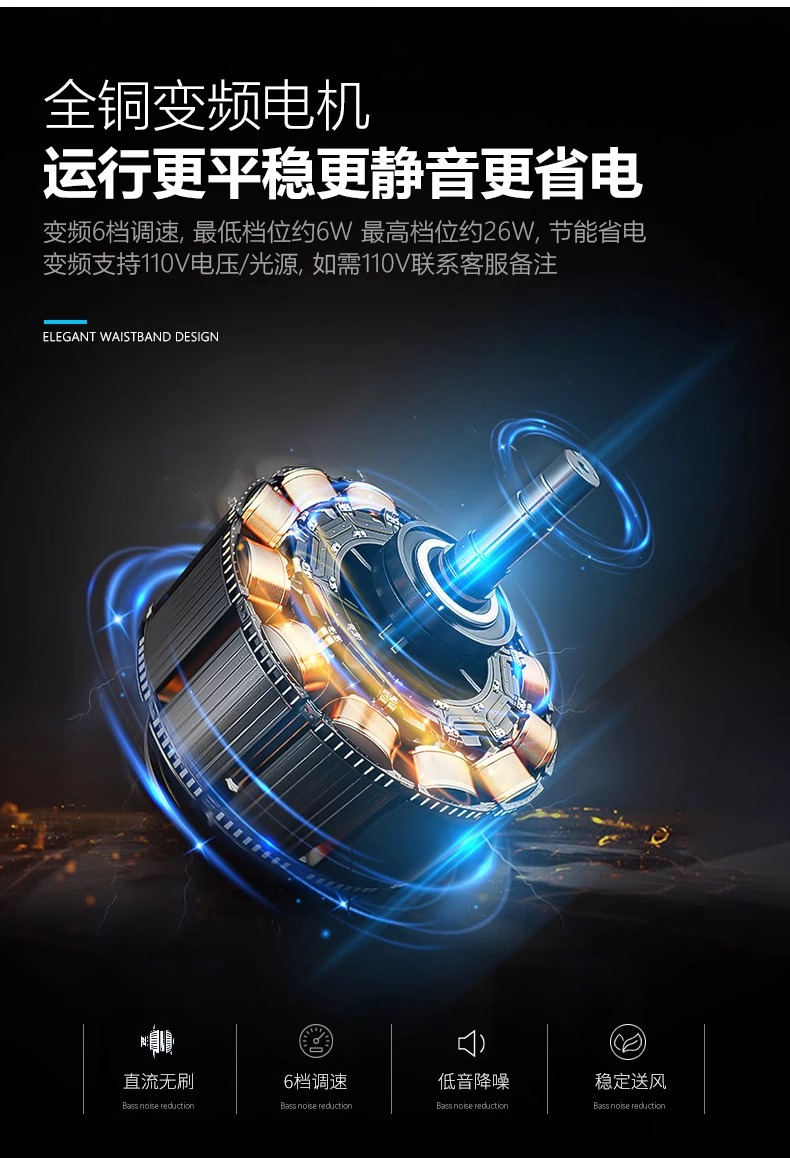 客厅餐厅复古吊顶风扇低楼层吸顶工厂用电风扇北欧实木工业吊扇详情10