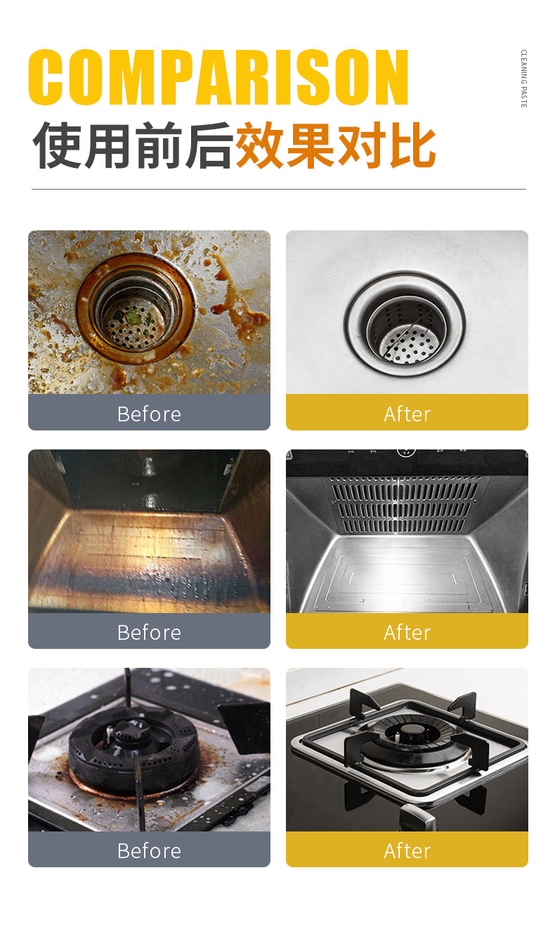 涤戈油污净厨房抽油烟机强力清洁剂去重油污净清洗剂泡沫油渍喷雾详情10