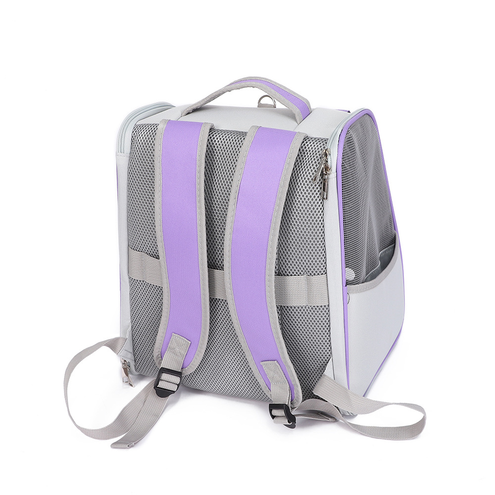 Rongka Pet Cross-border Cat Bag, convenient to carry when going out, double-shoulder family small dog travel cat bag, portable cat bag pic 13