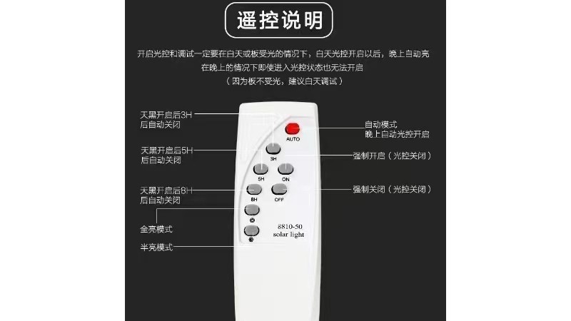 跨境太阳能灯太阳能灯太阳能庭院灯太阳能投光灯太阳能户外灯详情5