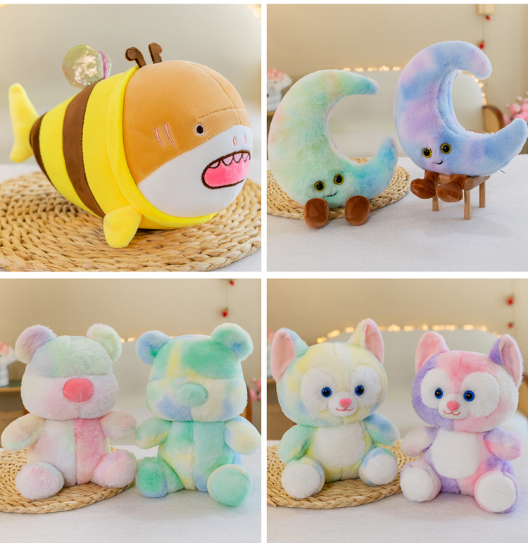 Cross-border plush toy wholesale, 25 cm claw machine dolls, birthday and wedding gift throwing, ring toss dolls, cartoon figurines pic 7