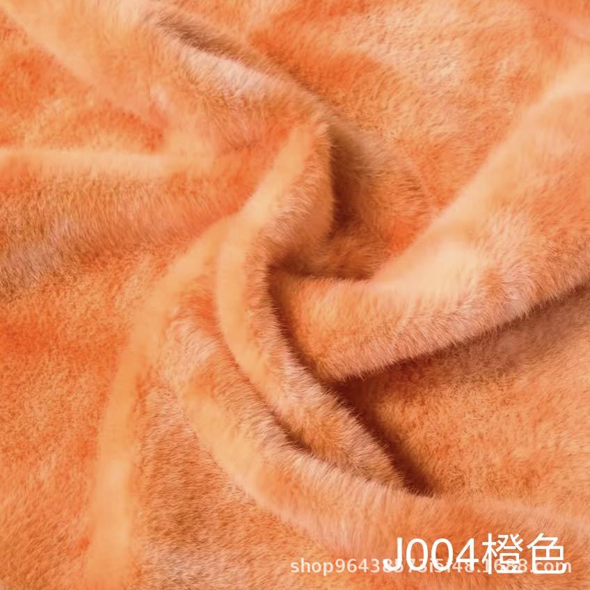 In stock: Tie-dyed small golden mink, seven-color mink velvet, toy fabric, shoes, hats, cushions, carpet fabric pic 6