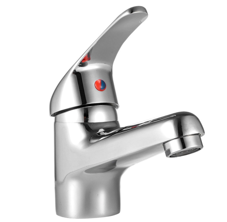 Zinc alloy faucet, horseshoe foot basin faucet, washbasin faucet, bathroom faucet, cold and hot water dual-purpose faucet pic 1