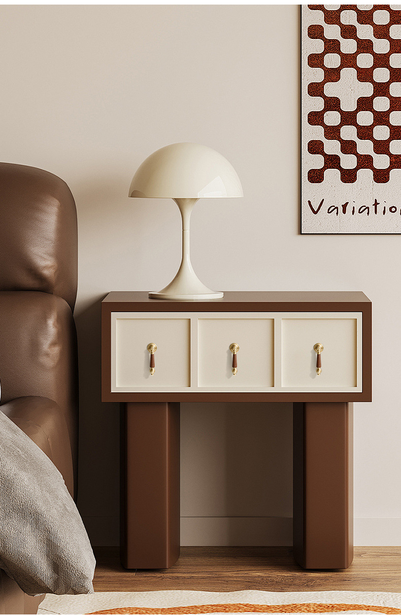 Factory direct sales of black walnut wood retro Chashi-style cabinet door handles, ancient-style solid copper wardrobe door handles pic 14