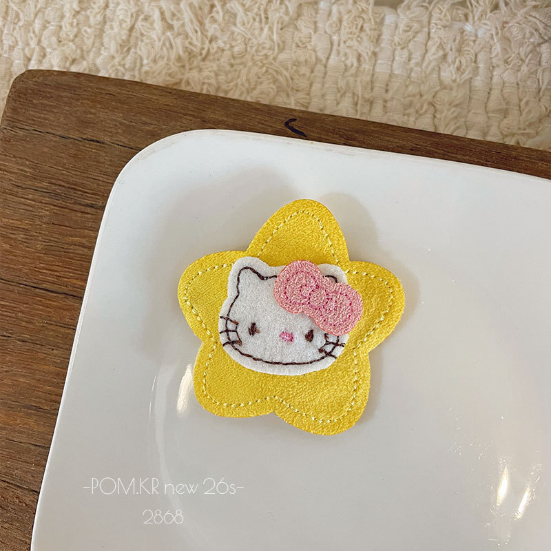 Hello Kitty水果造型布贴绣花标DIY刺绣补丁烫布贴小熊贴布手工装饰材料详情5