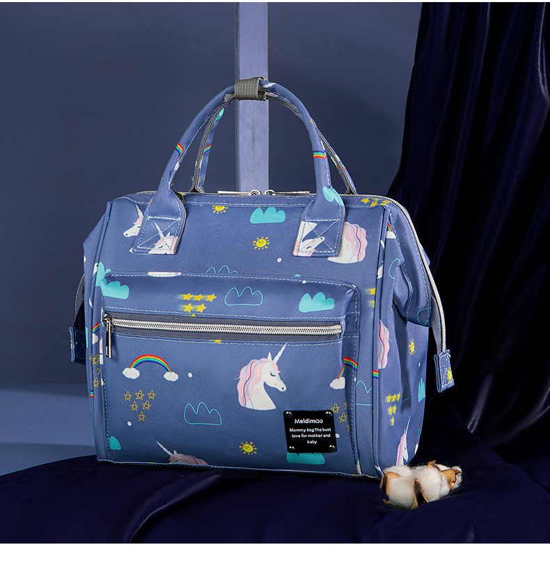 妈咪包外出时尚多功能母婴包轻便大容量手提双包肩妈妈带娃收纳包详情16
