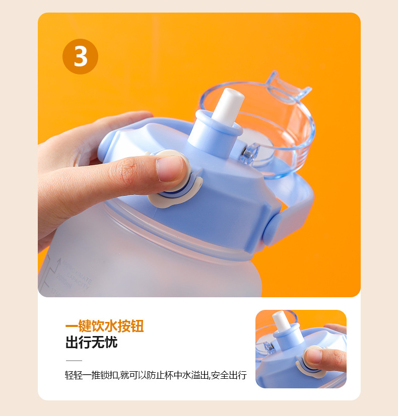 2000ML大容量塑料杯户外运动健身太空杯工地大容量便携吨吨桶水壶详情9