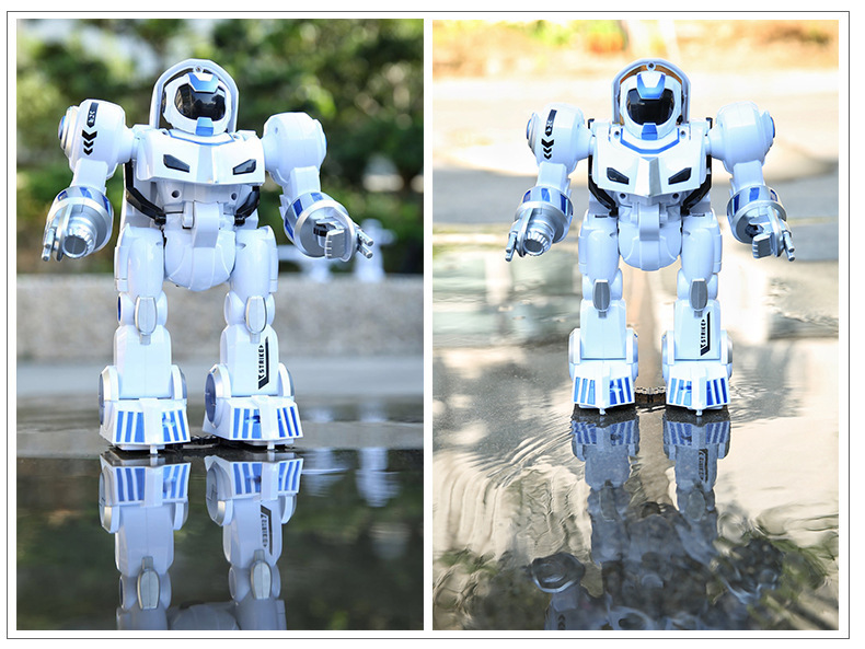K4变形战警指纹触摸智能机器人热销男孩女孩智能能玩具变形机器人详情12