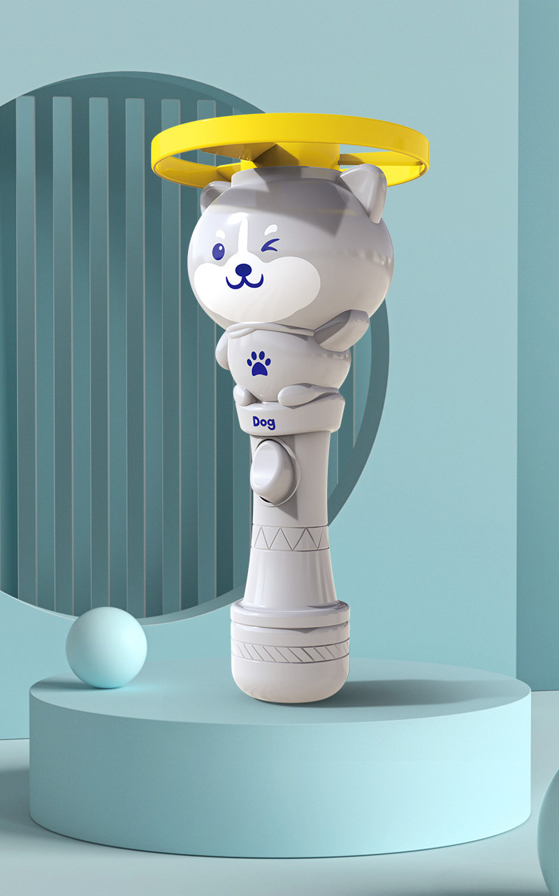 抖音爆款儿童户外飞天竹蜻蜓网红玩具弹射飞碟枪飞盘旋转发光陀螺详情25