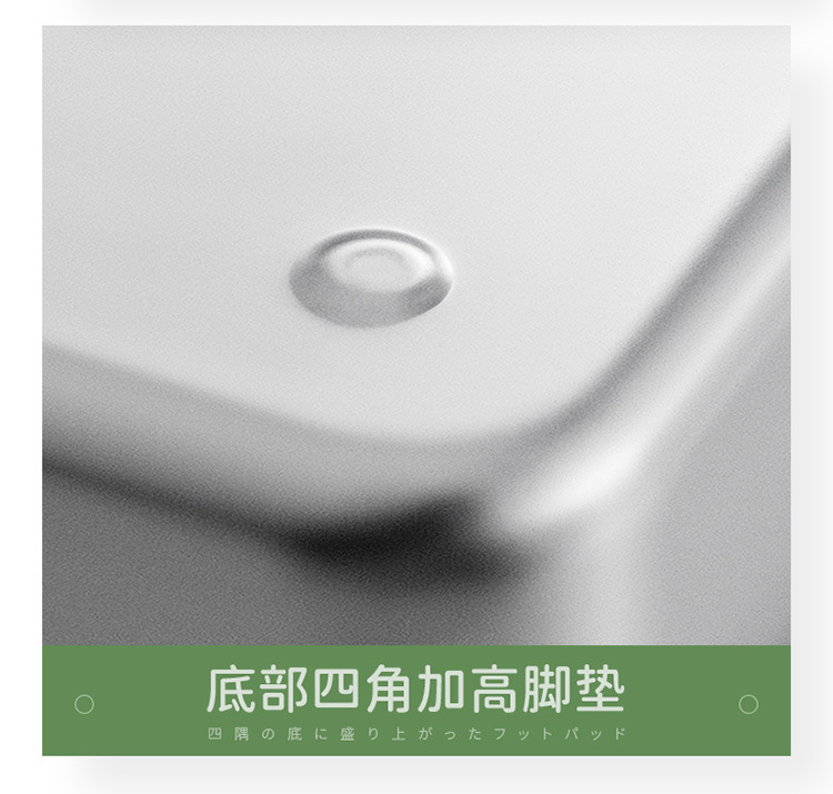 Japanese 304 stainless steel food storage box, kitchen and household use with lid seal, food-grade refrigerator storage, freezing and refrigeration box pic 19