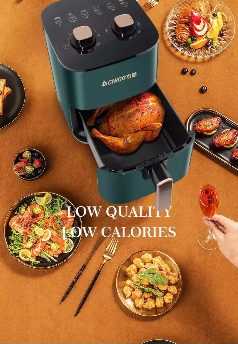 A new type of smart, multi-functional, low-oil and healthy home rotary knob electric oven for air fryers pic 20
