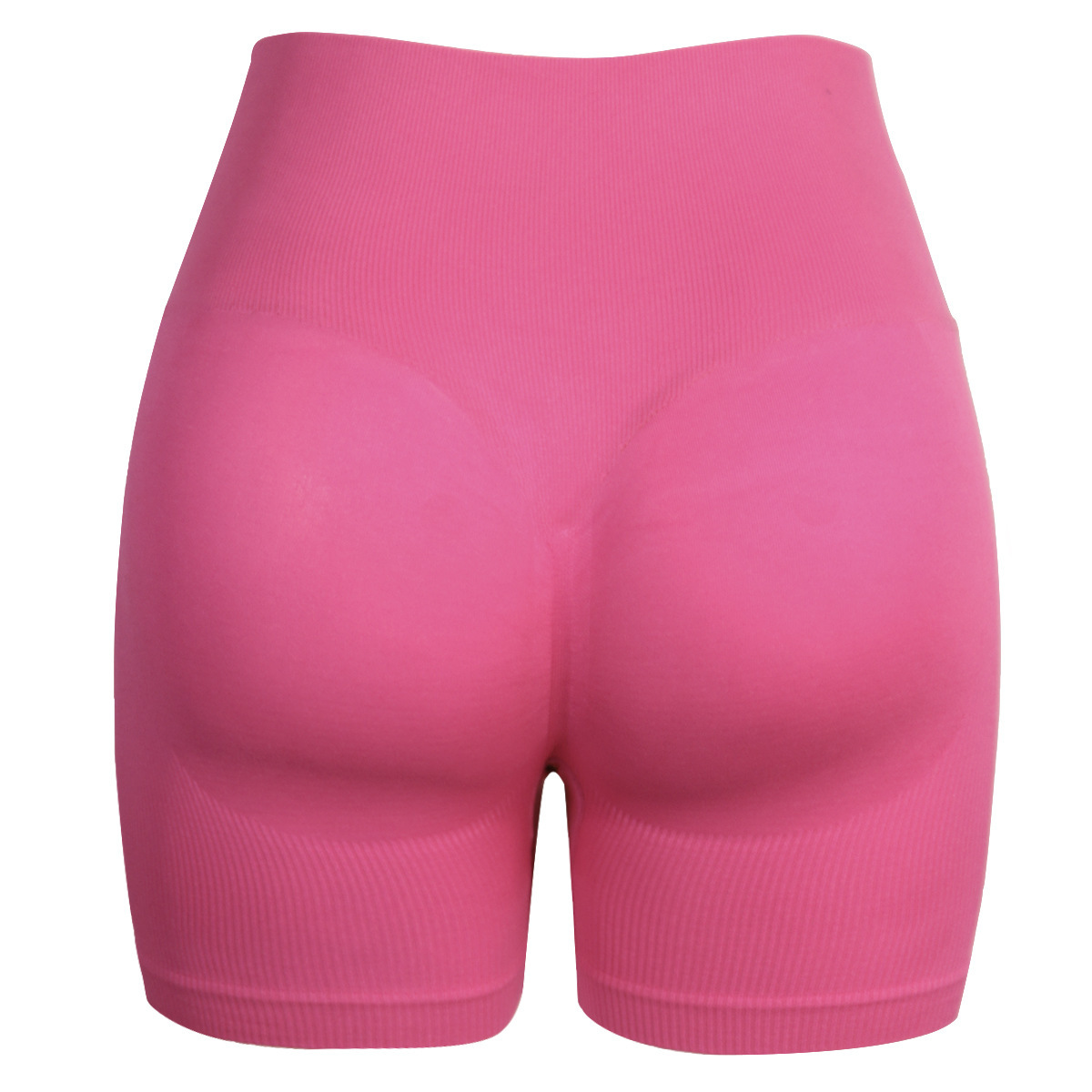 Cross-border seamless threaded peach shorts, hip-lifting yoga capri pants, super elastic slimming sports running fitness pants for women pic 18