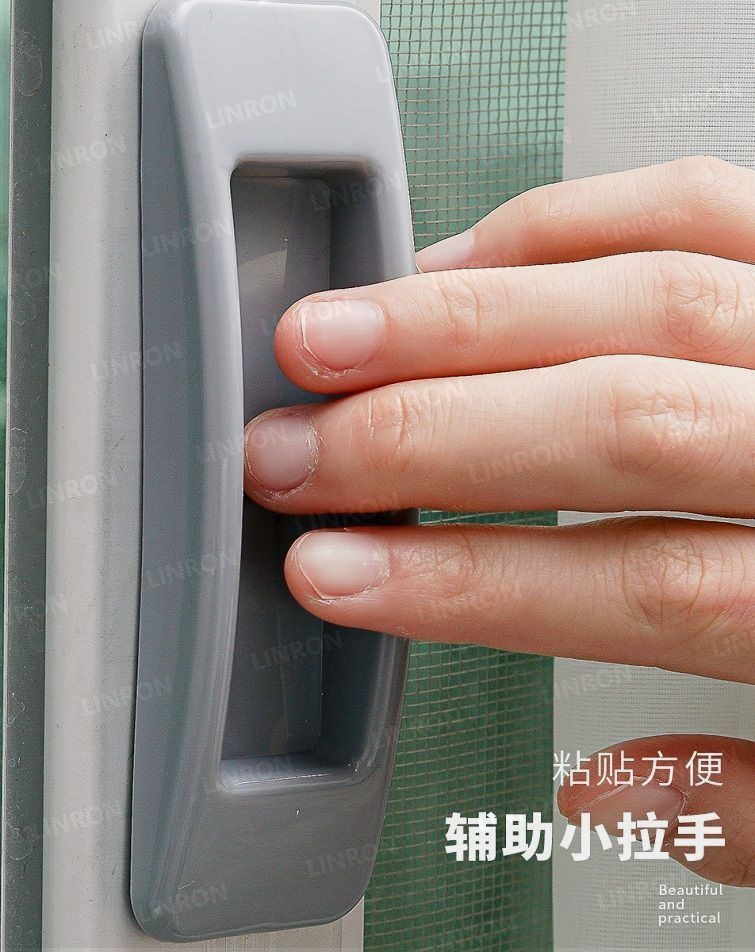 Door handle, no need for drilling, window adhesive wardrobe handle, strong adhesive, balcony glass sliding door handle pic 2