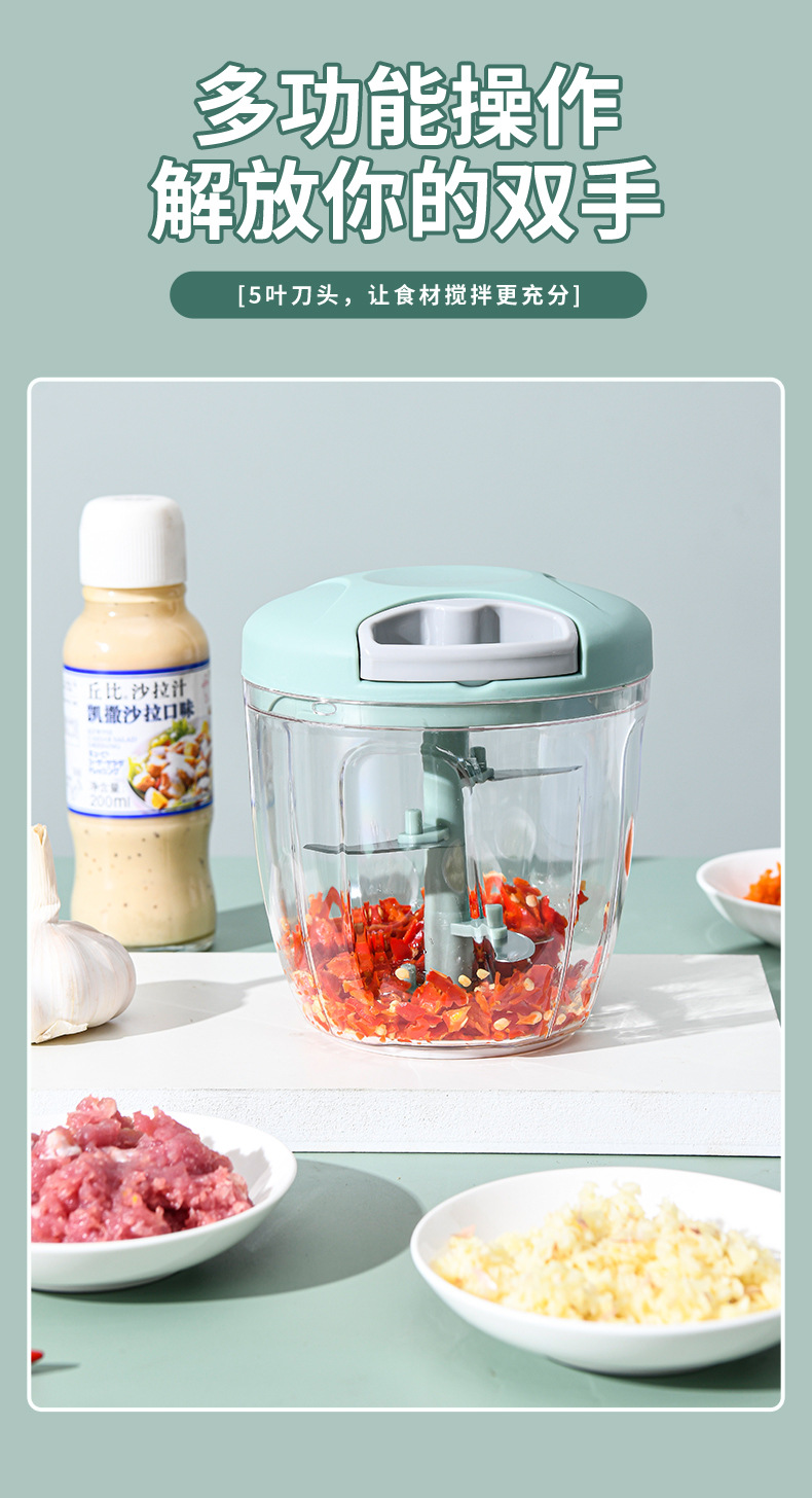 Garlic paste magic tools: garlic mashing machine, manual garlic pressing and pulling machine, complementary food garlic stirring machine, garlic beating and crushing machine, garlic mashing machine pic 5