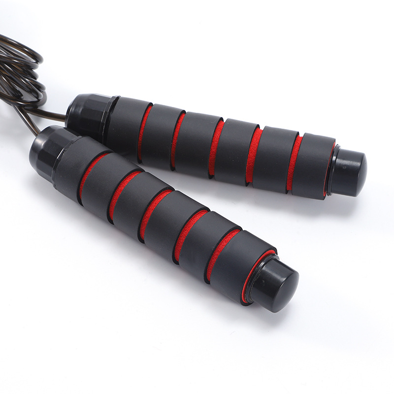 体育用品成人儿童学生中考轴承钢丝负重跳绳批发专业健身器材详情2