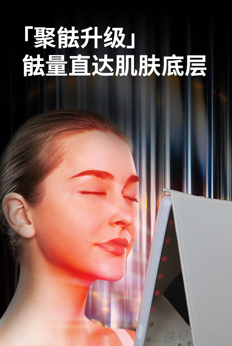 shanilak custom large exhaust light beauty Device, Home facial rejuvenation device, facial acne Control, Photon rejuvenation, LED red and blue spectrometer pic 16