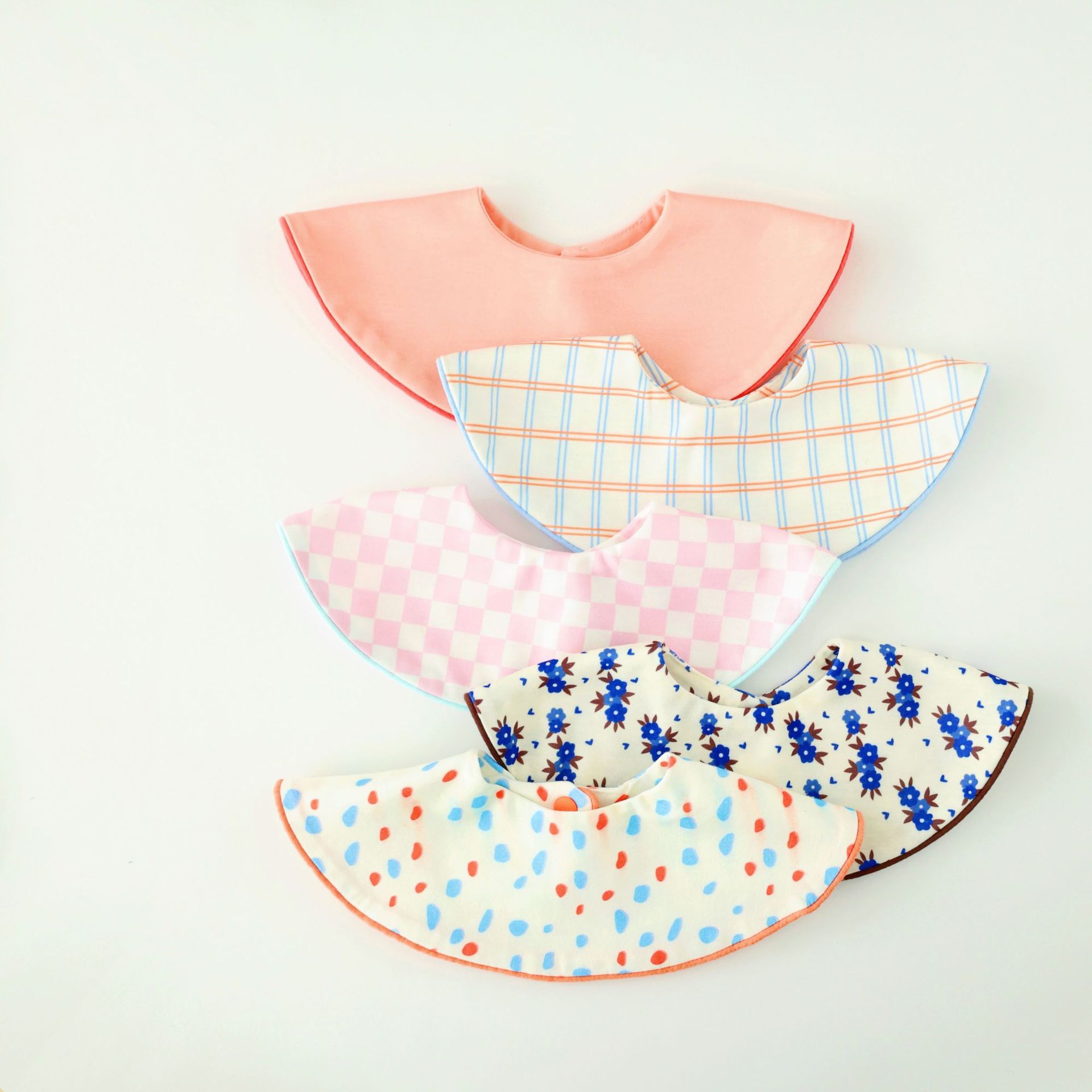 口水巾婴儿a类棉口水巾宝宝围嘴新生儿口水围兜夏款详情12