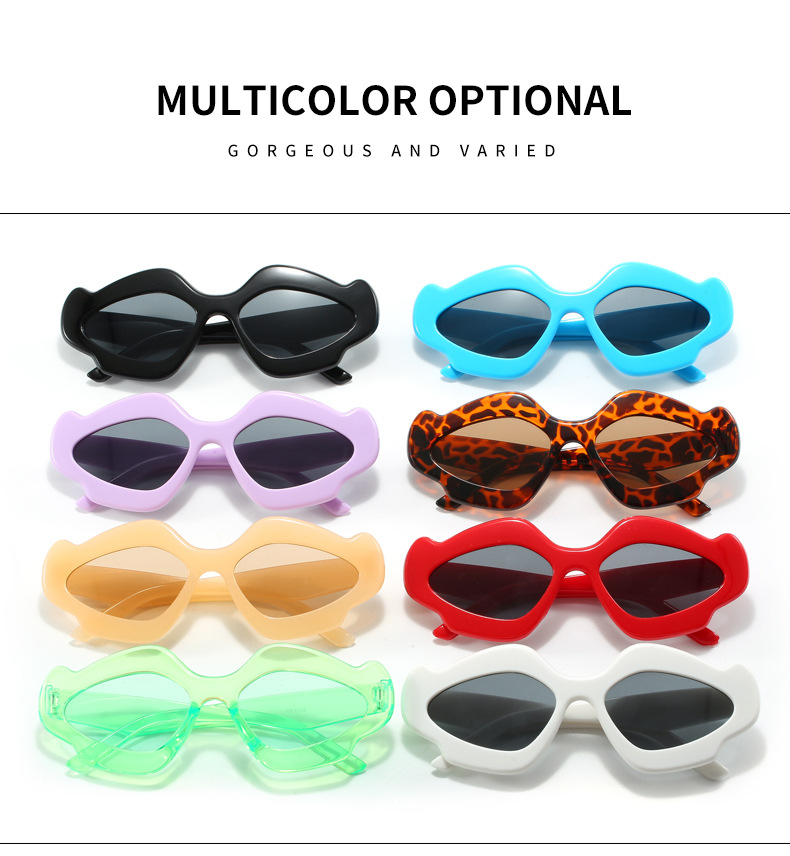 夏季新款云朵眼镜男女潮夸张异形太阳镜欧美千禧辣妹网红街拍墨镜详情4