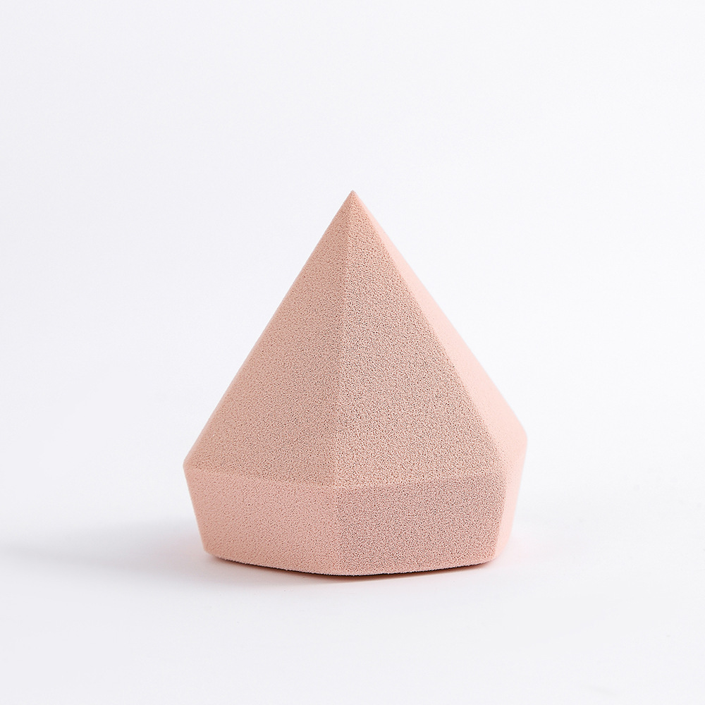 New Diamond Beauty Egg non-latex makeup sponge, single-color irregular cut powder puff makeup egg wholesale pic 14