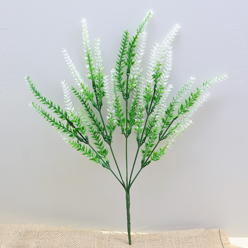 5叉薰衣草 5叉麦穗薰衣草仿真薰衣草人造花塑料花 植物盆栽薰衣草详情3