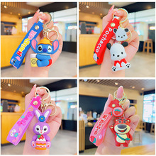 可爱米奇公仔流沙钥匙链漂浮液体挂饰钥匙圈包包挂件亚克力钥匙扣详情21