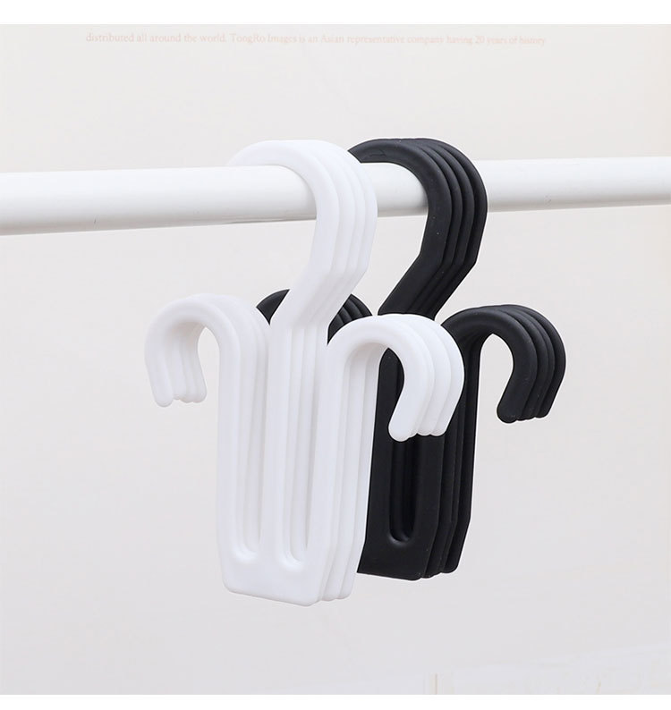 Non-perforated slippers hook, simple bathroom shoe hook, plastic herb-shaped drag hook, multi-purpose supermarket shoe hook, display hook pic 12